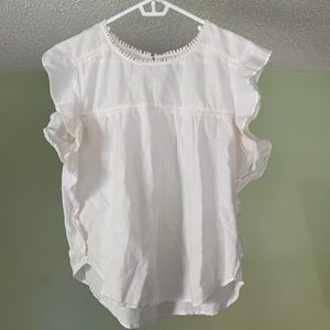 Abercrombie & Fitch white blouse.